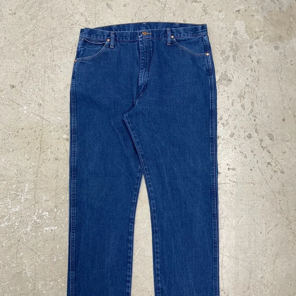Vintage Wrangler‎ Jeans 38x33 Blue Pants Cowboy Western 13MWZ Denim Tag 38x34 *